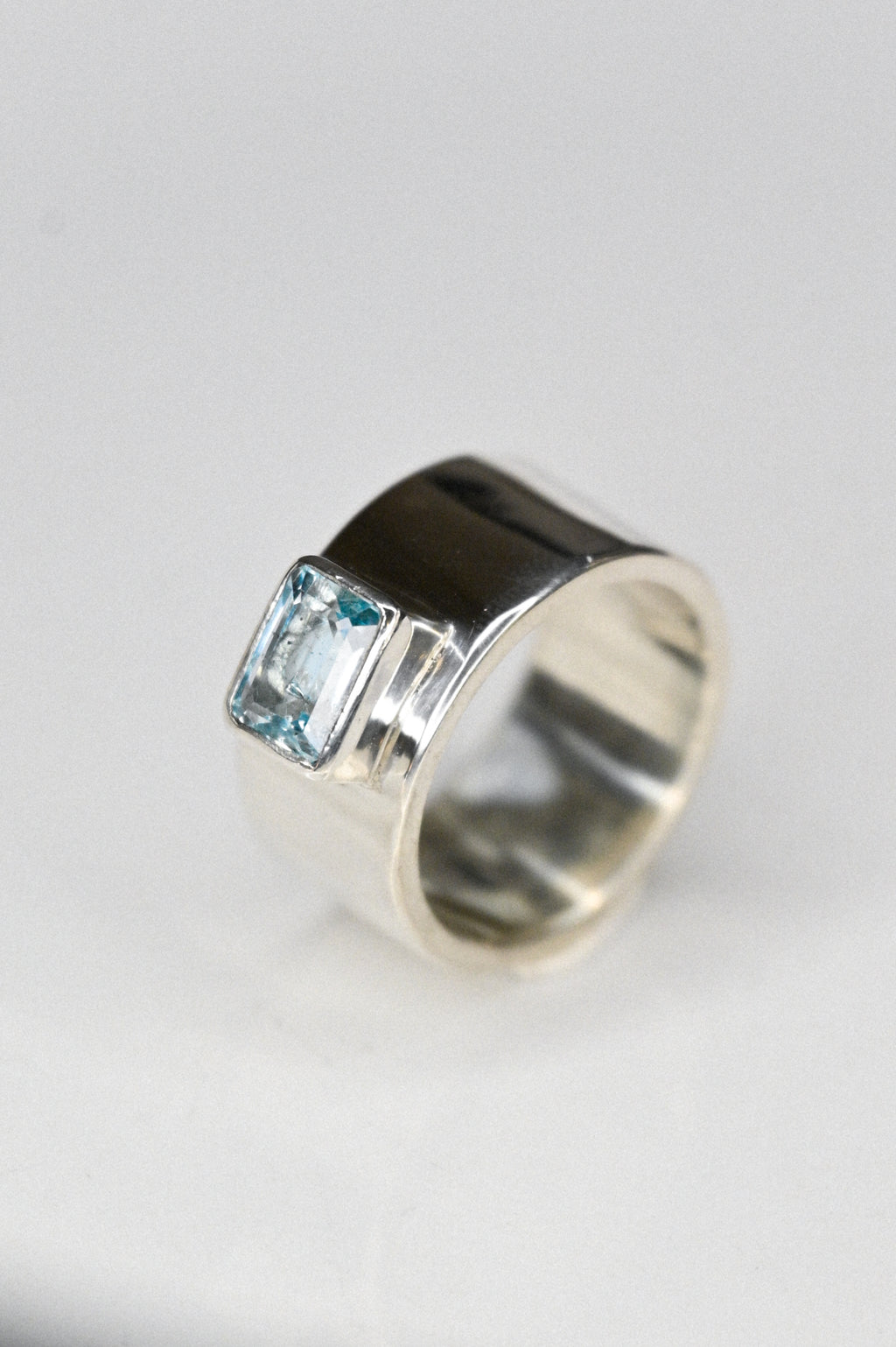 the one with an aquamarine