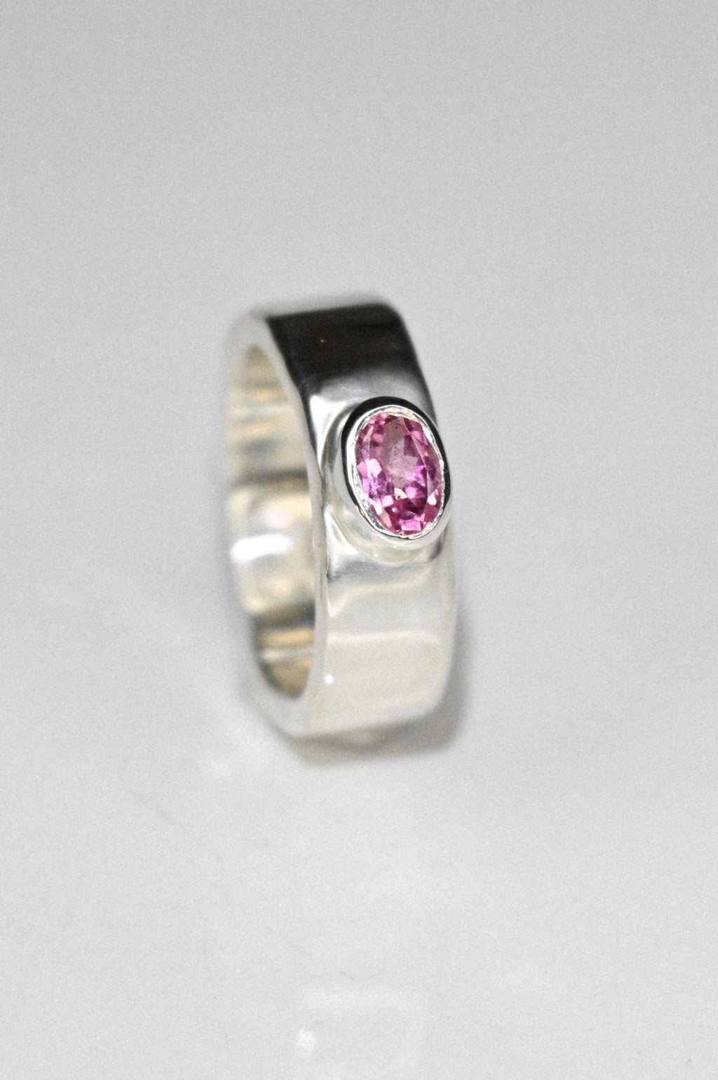 pink oval turmaline